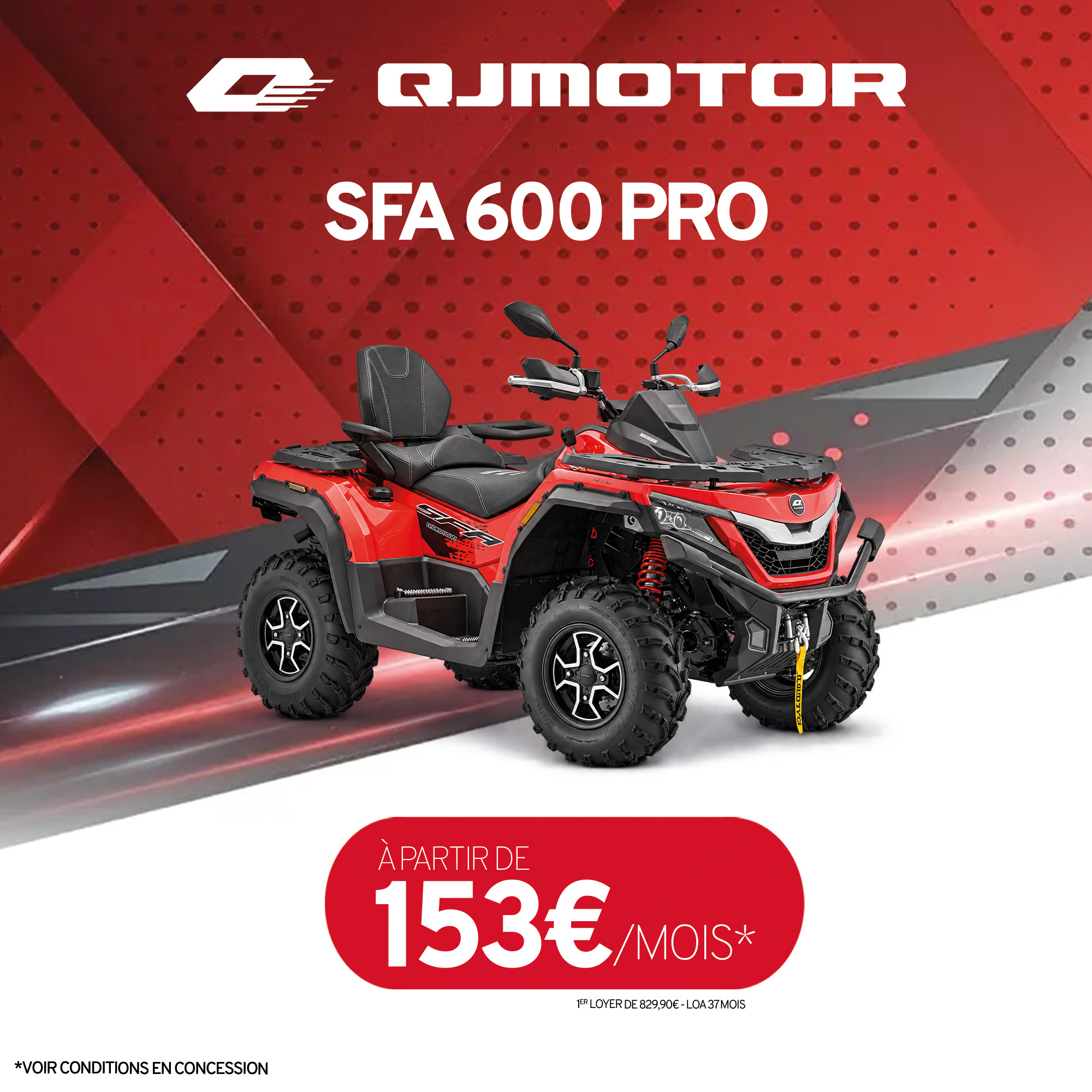 QJMOTOR SFA 600 PRO à partir de 153 €/mois*